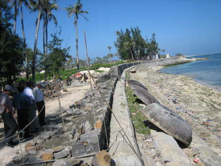 Thuỷ triều “nuốt chửng” 400 hécta đảo Lý Sơn 